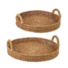 Round Seagrass Handled Tray Small 19" (1 in stock)