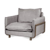 Roy 11 Upholstered Flint Gray Chair (1 in stock)