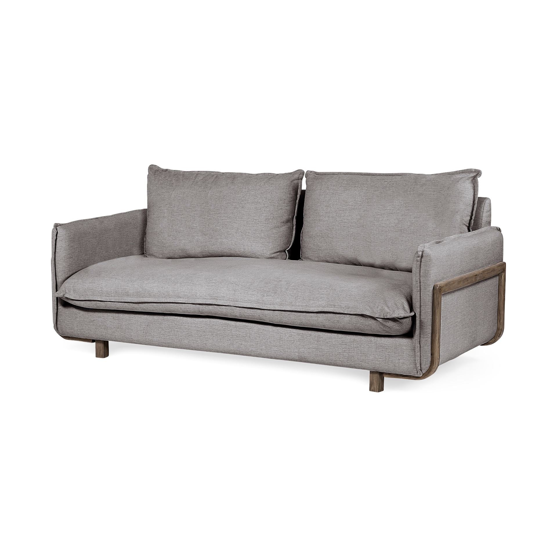 Roy 1 Upholstered Flint Gray Sofa (1 in stock) Retiring at 50% off