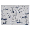 Sailboat Blue on White Placemats set of 4 (3 sets in stock)