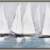 Art - Sails In A Row Framed Canvas 20x60 (1 in stock)