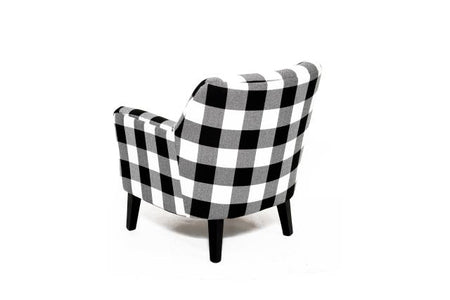 Sandra Accent Chair Bufallo Check Black/White (1 in stock)
