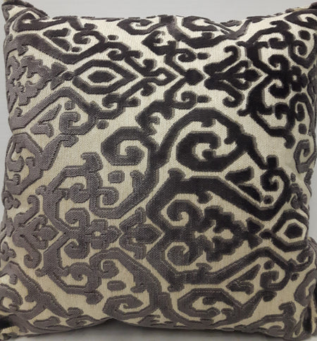 Sarona Cut Velvet Cushion 20"  (2 in stock)