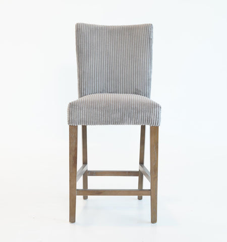 Sasha Counter Stool Channel Grey (2 in stock)