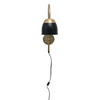 Black and Brass Wall Sconce  (2 in stock)
