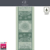 From France Table Runner Serres Royale Vert  72" (qty of 1 in stock)