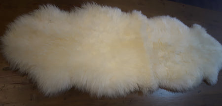 Real Sheepskin Natural Color Double Size (2 in stock)