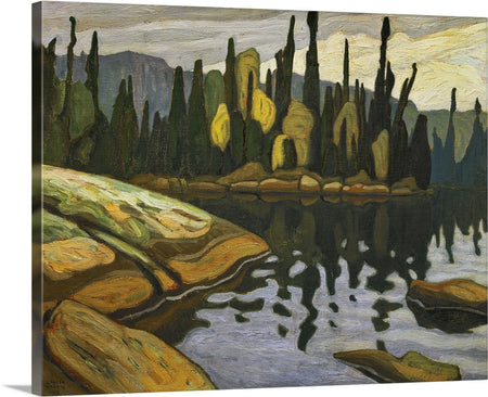 Shimmering Water Art Canvas Lawren Harris  38 x 47