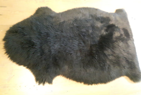 Real Sheepskin Black Color Single Size (3 in stock)