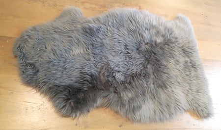 Real Sheepskin Grey Color Single Size