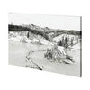 Snowy plain hand painted on canvas (qty of 2 in stock)