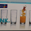 Soho etched glass coolers assorted set of 4 (3 sets in stock)