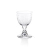Etched Leaves White Wine Goblet (qty of 4  in stock)