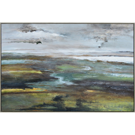 Sprucer Hand Painted Framed Canvas