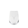 Stag Emblem Stemless Wine Glassware set of 6 (3 sets in stock)