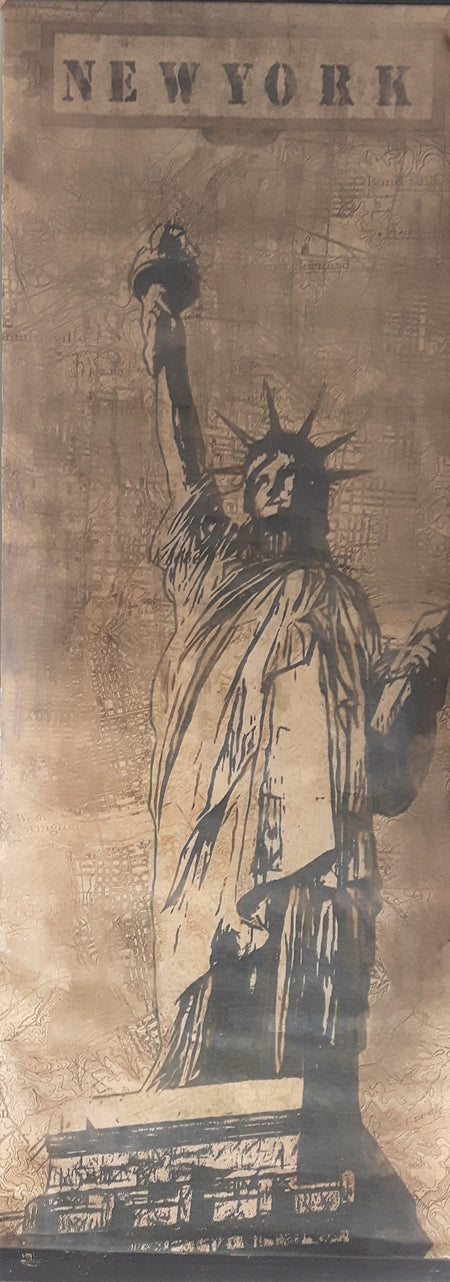 Statue of Liberty Canvas Wall Hanging (qty of 1 in stock)