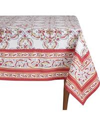 Tablecloth Stella Red Pattern 60" x 120"   (1  in stock)