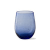 Bubble Glass Stemless Wine Navy