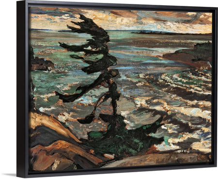 Frederick Varley - Stormy Weather 48 x 57" Framed Art Canvas