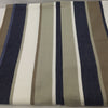 Tablecloth Wide Stripe Pattern Navy, Taupe, Cream  60" x 80"   (4  in stock)