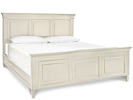 Summer Hill King Panel Bed White (available to order)