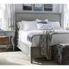 Summer Hill King Woven Panel Bed French Gray