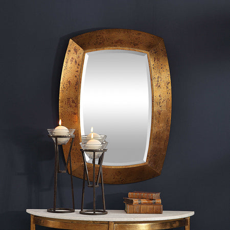 Syrah Mirror Gold Leaf 28x38 (1 in stock)