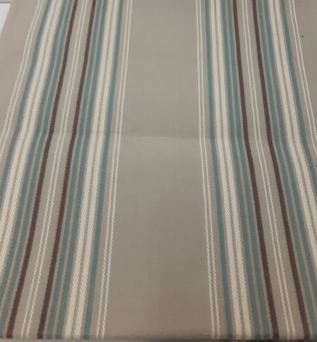Table Runner Taupe Stripe Cotton 13 x 54  (5 in stock)