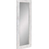 Wooden Tall Mirror Distressed White