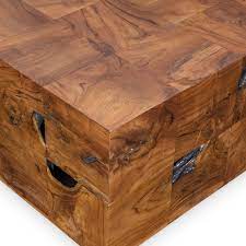 Teak Tac Toe Coffee Table