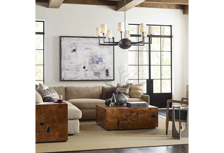 Teak Tac Toe Coffee Table