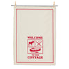 Welcome to the Cottage teatowel set of 2