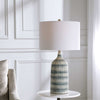 Textured Blue Table Lamp (3 in stock)