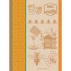 From France Teatowel - Miel et Abeille Ochre (2 in stock)