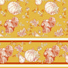 Tablecloth Turkey Yellow Pattern 60" x 120"   (2  in stock)