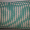 Cushion 14"x20"  Turquoise Cotton Knit  (2 in stock)