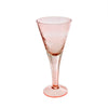 Valdes Champagne Glass Pink (qty of 8  in stock)