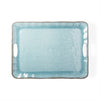 Veranda acqua melamine rectangular Platter  (3 in stock)