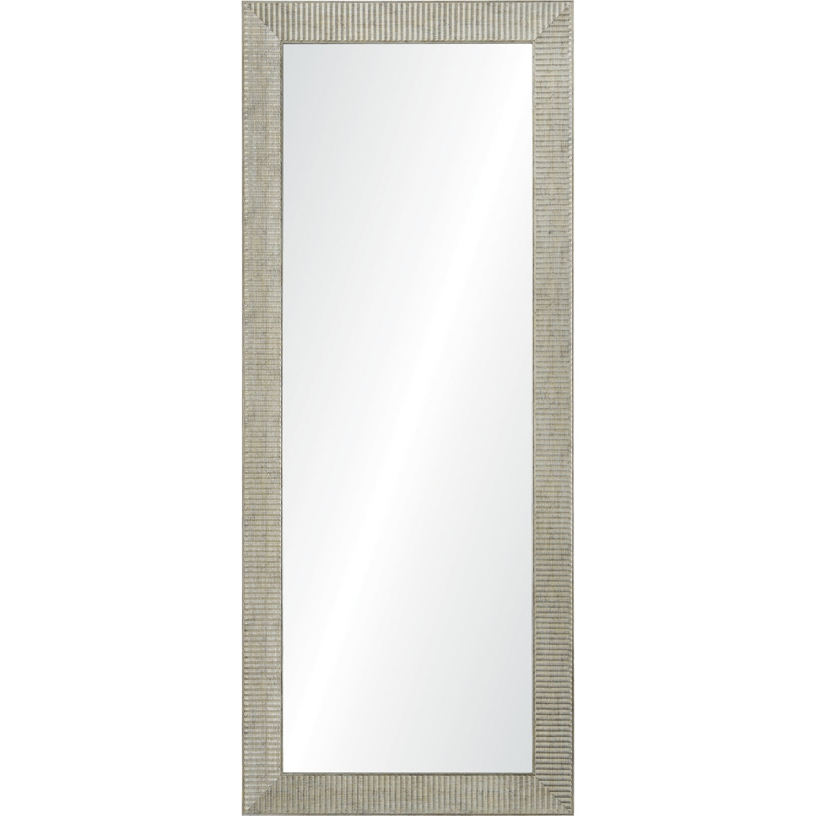 Vinci Full Length Art Deco Silver Mirror