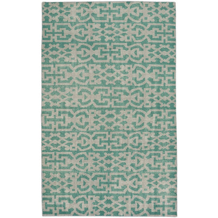 Vintage Keeneland Green Wool Rug 3'6"x5'6" (1 in stock)