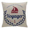 Voyager cushion nautical 18" (2 in stock)