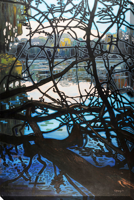 Art - Warm Cloud Tangle Canvas (4 in stock)