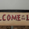 Canoe Sign "Welcome to the Lake: (6 in stock)