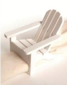 White Deck  Napkin Ring  (12 in stock)