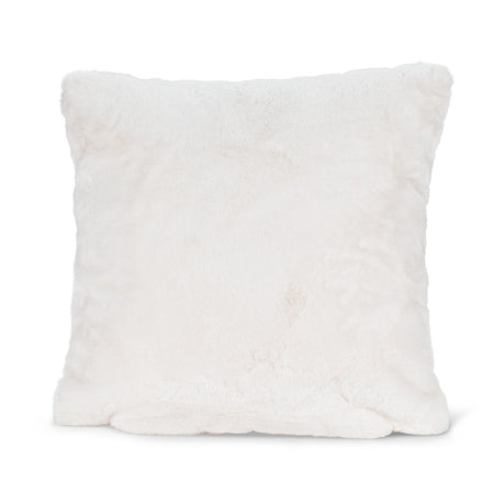 Faux fur cushion white (2 in stock)