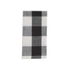 Wicklow Black and Cream Plaid Napkins set of 4 (3 sets in stock)