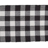 Wicklow Black and Cream Plaid Placemats set of 4 (1 set in stock)
