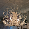 Wildwood Hickory 6 light Chandelier Simply White 36" x 36" (1 in stock)