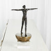 Woman Finding Balance Sculpture  (1 in stock)