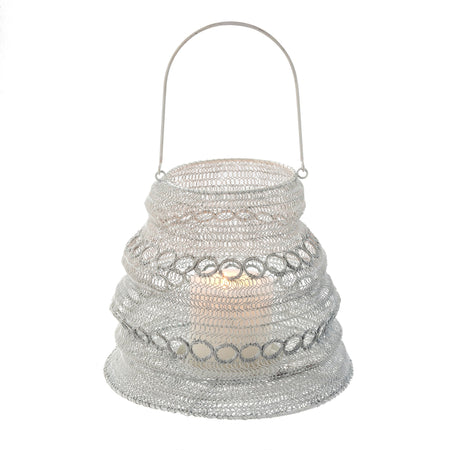 Wonderland White Wire Lantern (qty of 5 in stock)